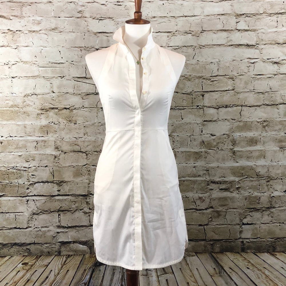 || All Saints || Chalk Mel Cotton Dress NWT UK6US2